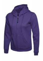 Classic Uneek Ladies Full Zip Hooded Sweatshirt UC505
